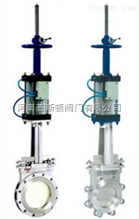 PZ6S73氣動(dòng)帶手動(dòng)不銹鋼刀型閘閥