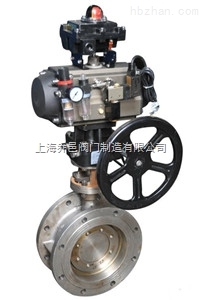 D641X、D643H氣動防爆法蘭蝶閥