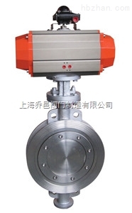 D673H氣動(dòng)硬密封對(duì)夾蝶閥