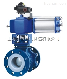 ZSHOF氣動襯氟O型球閥